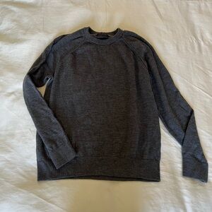 Grey merino wool sweater